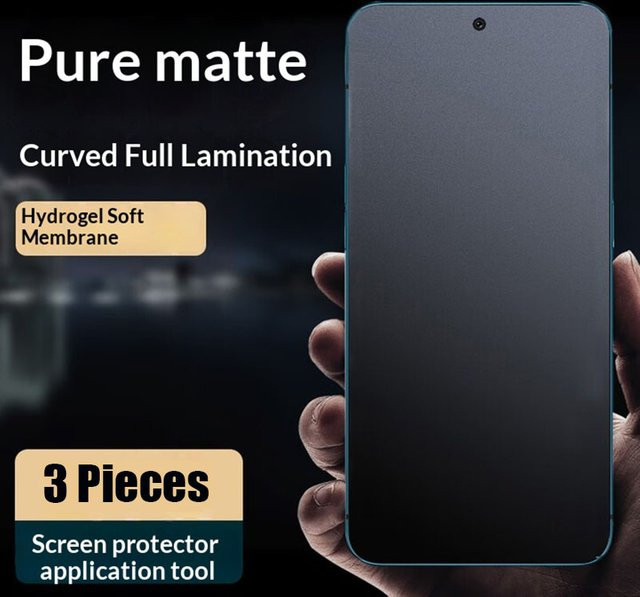 3er-Pack matte Hydrogelfolie für OnePlus 15, transparente TPU Displayschutzfolie mit vollständiger Abdeckung - Bild 1