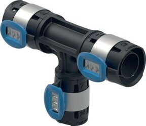 Geberit FlowFit T-Stück reduziert B/T/H: 40 x 25 x 40 mm - Bild 1
