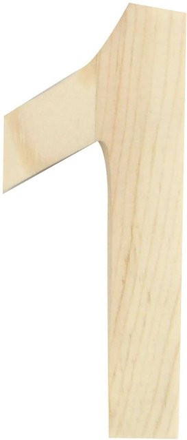 Rico Design Ziffer 8 aus Holz, Höhe: 8 cm - Bild 1