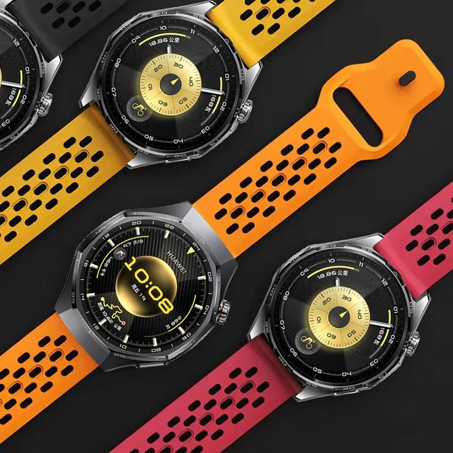 Uhrenarmband Silikon-Mesh, 22 mm, für Huawei Watch GT 6 Pro, Unisex - Bild 1