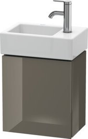 Duravit Waschtischunterschrank L-Cube in Hochglanz Weiß mit einer Tür rechts, B/T/H: 36,4 x 24,1 x 40 cm - Bild 1