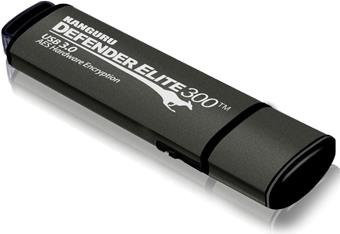 Kanguru Defender Elite300 USB-Stick mit 64GB, USB Typ-A 3.2 Gen 1, Schwarz-Grau (KDFE300-64G) - Bild 1