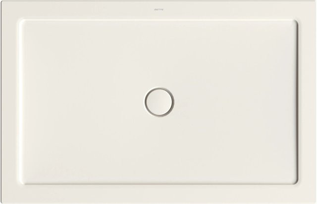 Bette Duschwanne Stage Extraflach Rechteck aus Stahl-Emaille in Weiß oder Beige, B/B: 140 x 90 cm - Bild 1