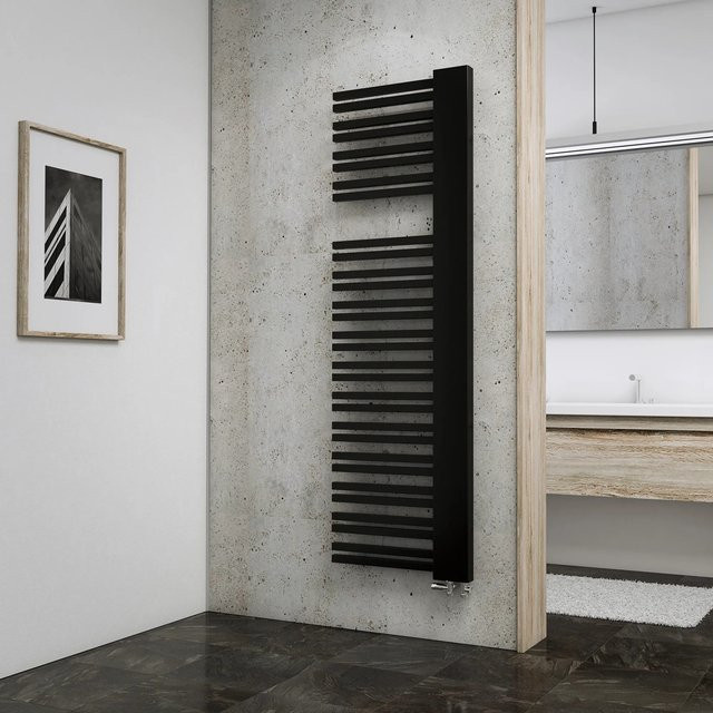 Schulte Design-Heizkörper Bologna Anthrazit Version Rechts B: 50 cm, H: 161 cm - Bild 1
