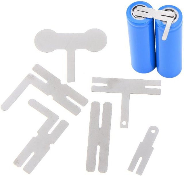 ESHYLALA 100er Set Nickel-Blatt für 18650 Lithium-Polymer-Batterien zum Spot-Schweißen - Bild 1