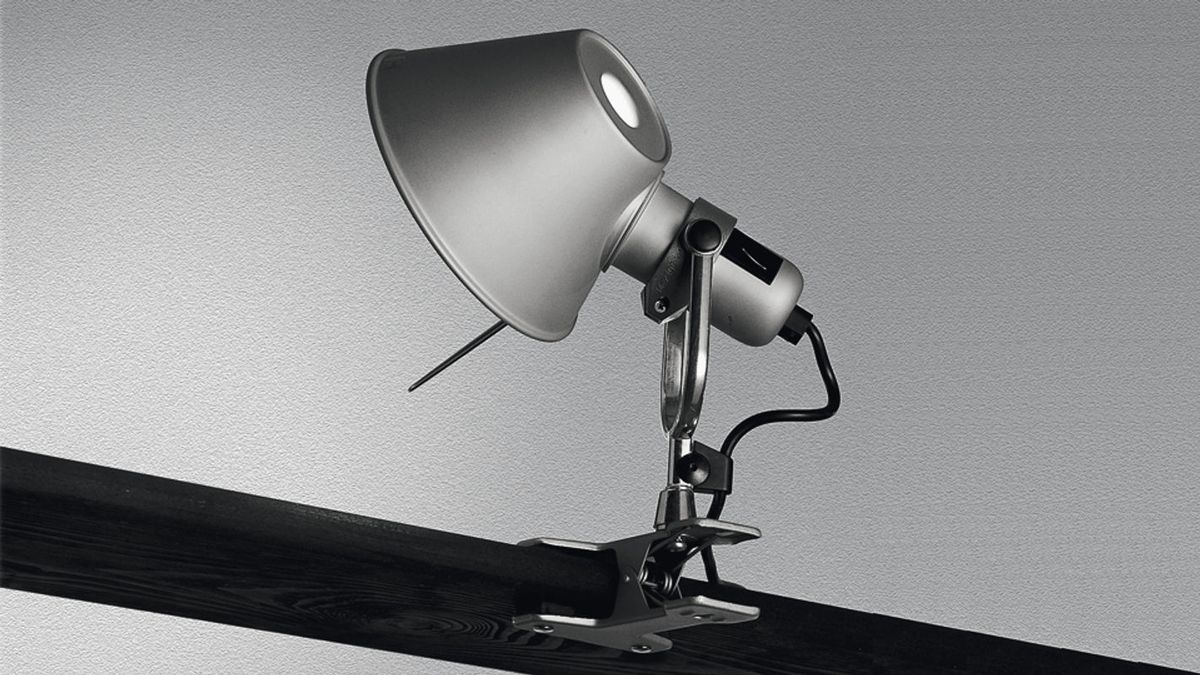 Artemide Tolomeo Pinza Klemmleuchte aus Aluminium in Silber/Alufarben - Bild 4