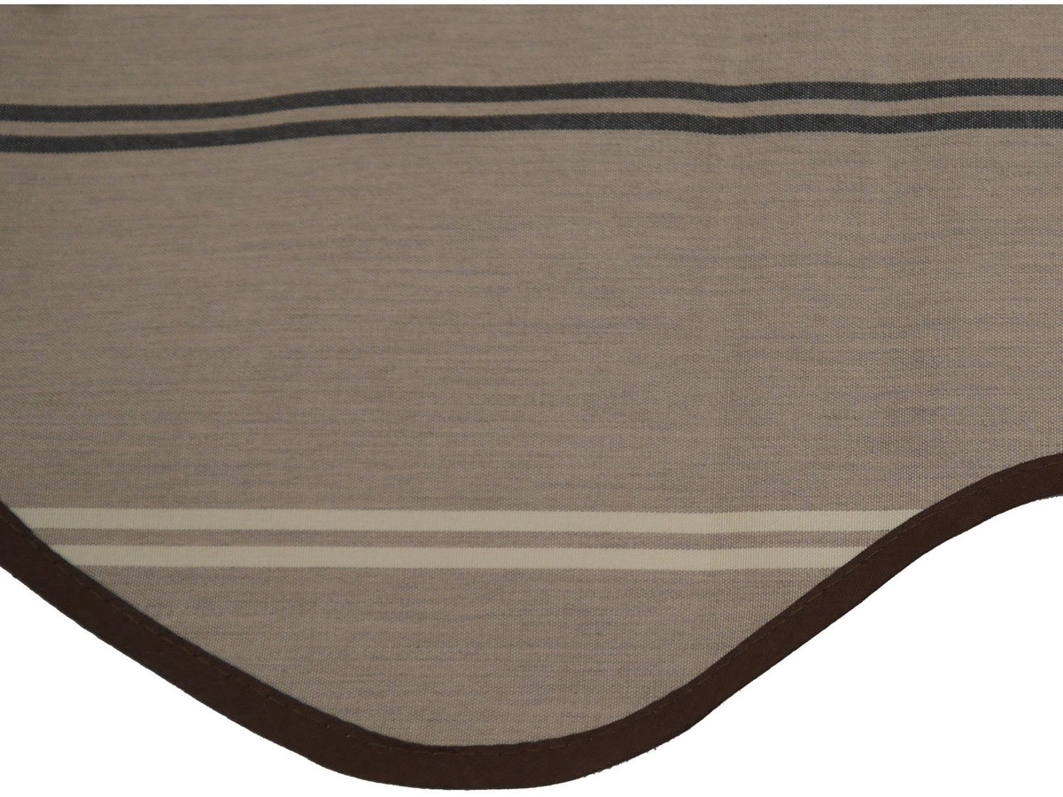 Angerer Klemmmarkise beige mit braunem Nadelstreifen, Breite: 300 cm - Bild 4