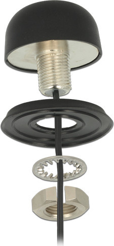 NAVILOCK Multiband Außenantenne für GPS, GLONASS, UMTS, GSM und LTE in Schwarz (89488) - Bild 1