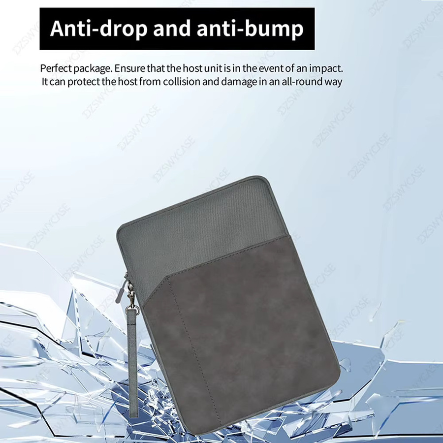 DZSWYCASE Tablet-Hülle Tragetasche für 7,9 bis 13 Zoll, Wasserabweisend, Farbe: Grau - Bild 2