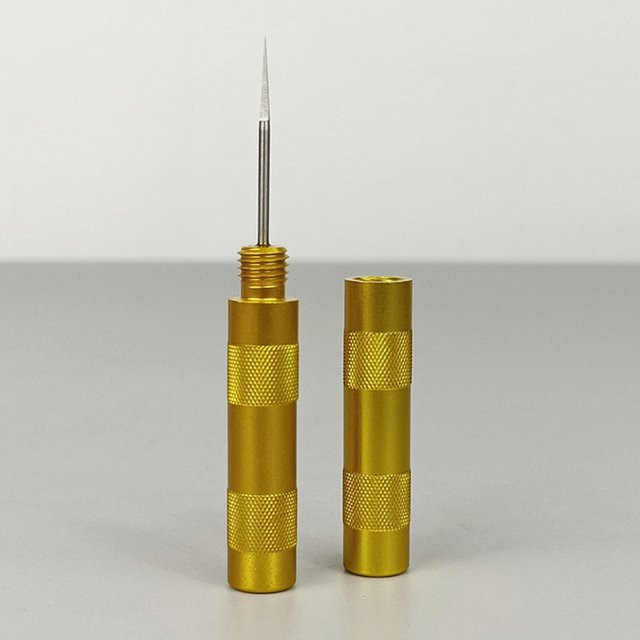JETTING Edelstahl-Düsenreinigungsnadeln zur Entstopfung und Reinigung in Silber und Gold - Bild 1