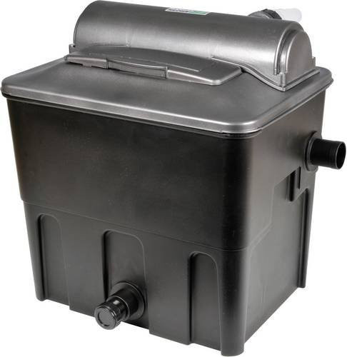 Hozelock Ecopower PLUS 12.000 Filterpumpe mit UVC-Klärgerät und Filterfunktion in Schwarz - Bild 1