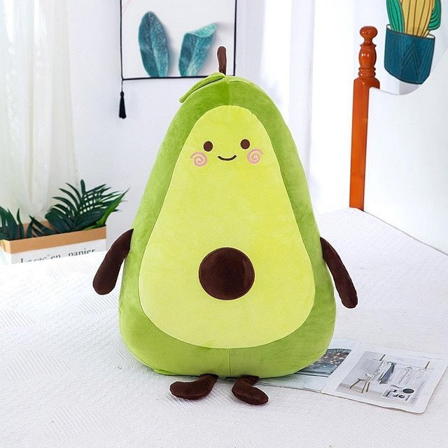 Joyful toys Avocado langes Kissen Plüschtier, Puppe, 50cm - Bild 1