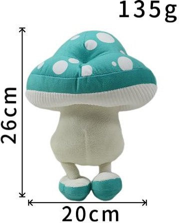 Yiran Health & Beauty Delicious in Dungeon Pilz Plüschtier, Rot Blau Gepunktet, 26cm - Bild 1