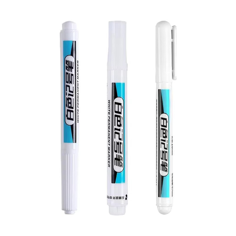 LUSQI Marker Stifte in Weiß mit wasserfester Tinte für Kunst, Rock, Keramik und Auto - Bild 3