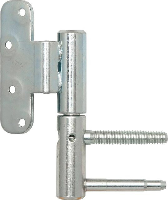 SFS Anuba 3-dimensionales Türband aus Stahl, 2-teilig, Farbe: Silber, Durchmesser: 20 mm, Bandhöhe: 112 mm, Ausführung: Rechts - Bild 1