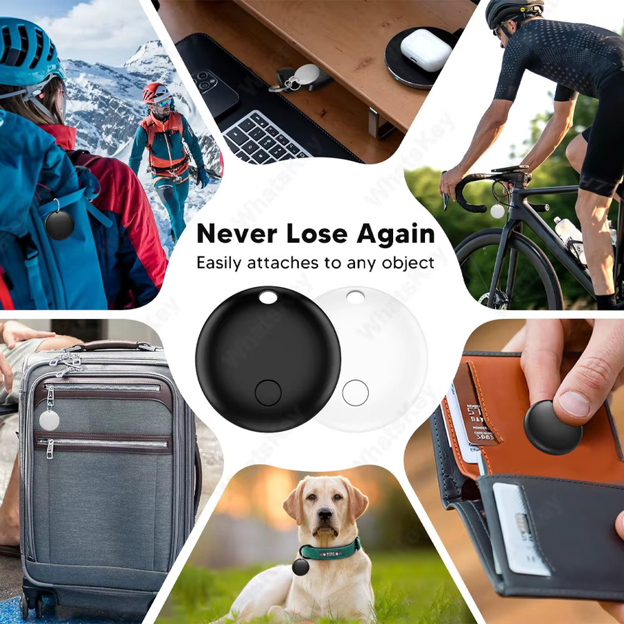 Peocke Mini Smart Tag Tracker GPS-Ortungsgerät für Schlüssel, Fahrrad und Taschen, kompatibel mit iOS und Google, in Schwarz oder Weiß - Bild 4