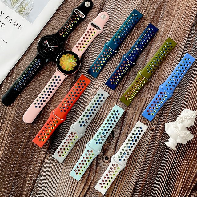 Sportarmband Silikon, Unisex, 20 mm/22 mm - Bild 1