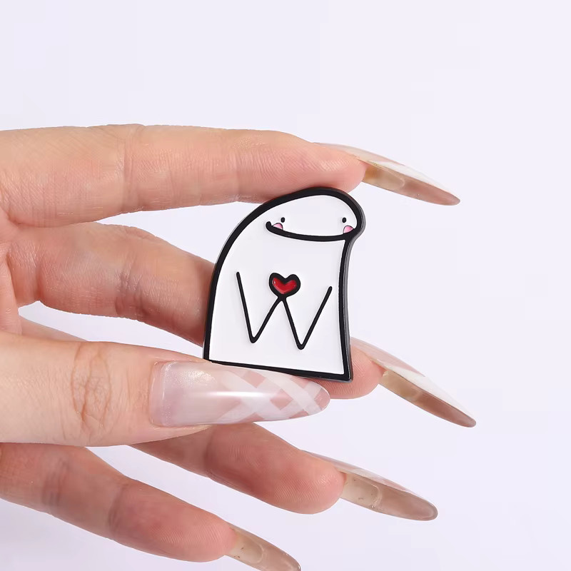 Flork Memes Emaille Pins, Bunt, Unisex, Brosche - Bild 2
