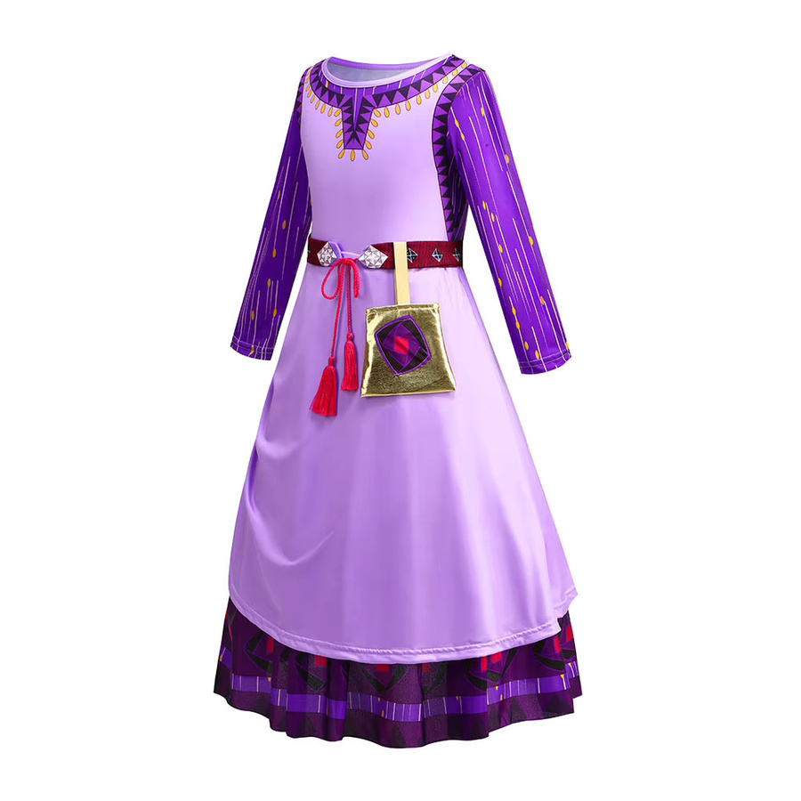 MESOQ Prinzessin Asha Kostüm, Rollenspiel, Lila - Bild 2