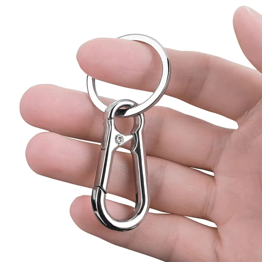 Karabiner-Clip Metall, 4 Stück, Unisex - Bild 3