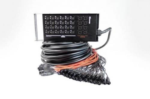 Cordial EYB 24-8 C 30 Stagebox Schwarz mit 8 Eingängen und 24 Ausgängen, 30m Länge - Bild 1