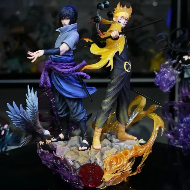 Bandai Naruto Shippuden Uzumaki Uchiha Sasuke Actionfigur, Kunststoff, Bunt / Mehrfarbig - Bild 1