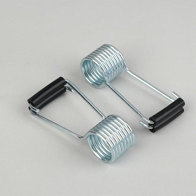 Lunchi Selbstschließende Türschließer Schmetterlingsfeder Scharnier aus Stahl in Silber/Chrome, 2 Stück - Bild 1