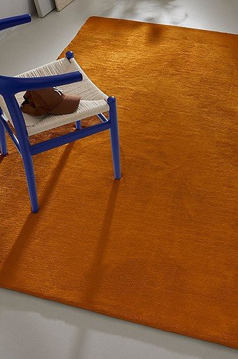 Jotex CORAL Florteppich in Orange, handgetuftet, modern und rutschfest - Bild 1