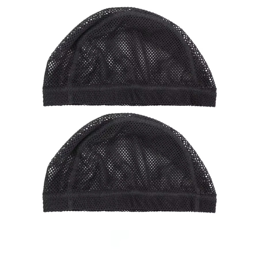 2 Stück Häkel-Perückenkappen, Netz-Kuppelkappen mit großem Loch, Unisex - Bild 7
