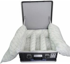 Zarges Akku Safe K470 Aluminium Box in Silber, B/T/H: 55,0 x 55,0 x 22,0 cm - Bild 1