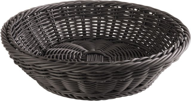 APS Korb PROFI LINE aus Polypropylen, rund, schwarz, Durchmesser: 29 cm, Höhe: 7 cm - Bild 1