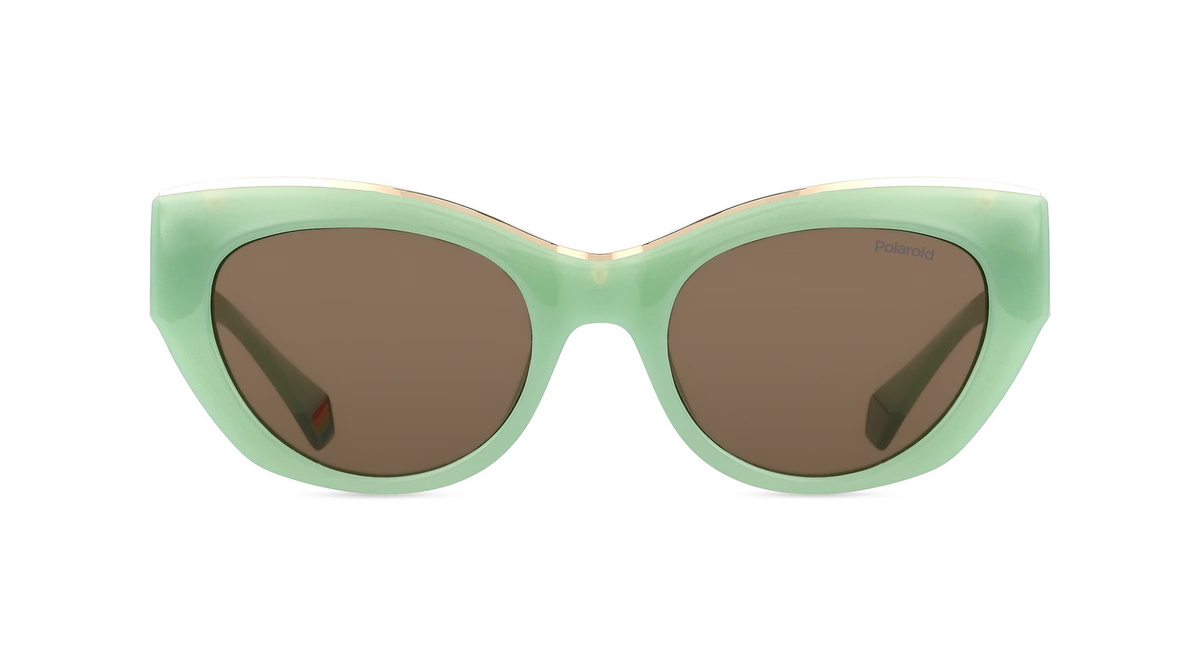 Polaroid PLD 6199/S/X Sonnenbrille Butterfly, Vollrand, Kunststoff, Damen, Grün - Bild 1