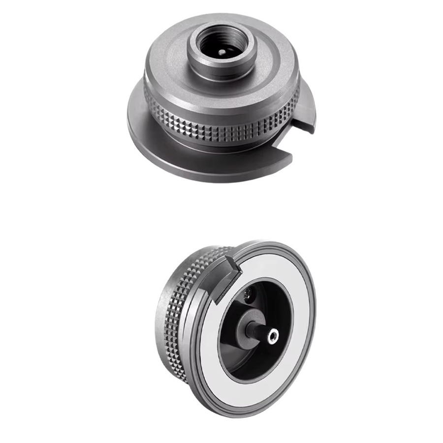 Pandatour Camping Gas Konverter Magnet 13M Split Typ Ofen Adapter Stecker in Grau - Bild 4
