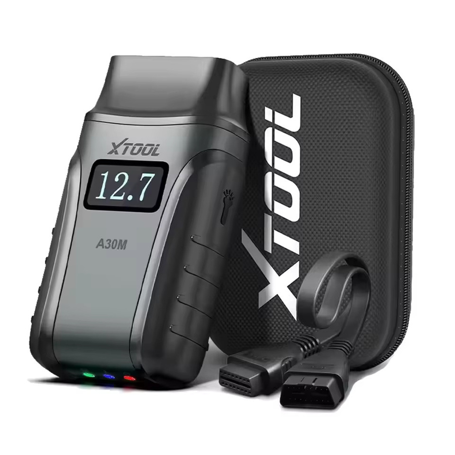 XTOOL A30M V2.0 OBD2 Scanner Komplettset mit Bluetooth für alle Systeme, Aktiver Test und 26 Reset-Funktionen, CAN FD fähig, Schwarz - Bild 3