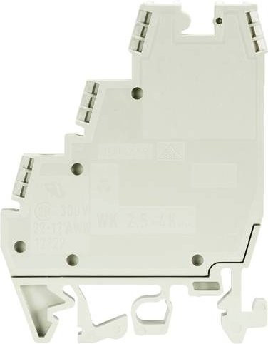 Wieland Electric 57.503.8055.0 Initiatorenklemme Grau, 100 Stück - Bild 1