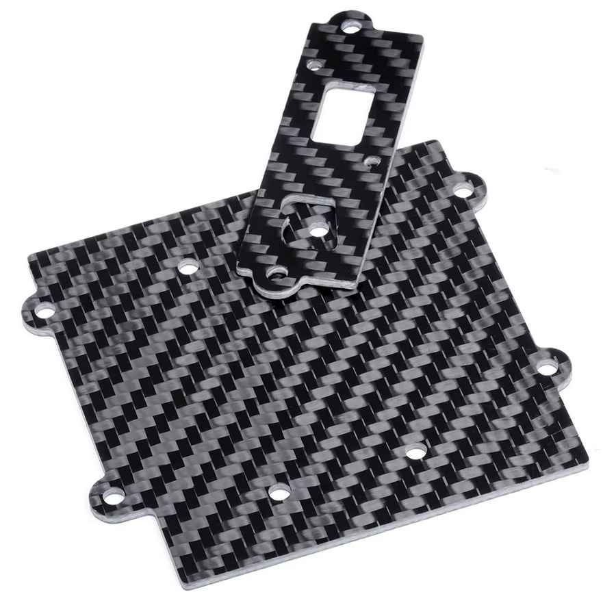 TRINOOD Carbon Fiber ESC Montageplatte, Zubehör, Schwarz - Bild 4