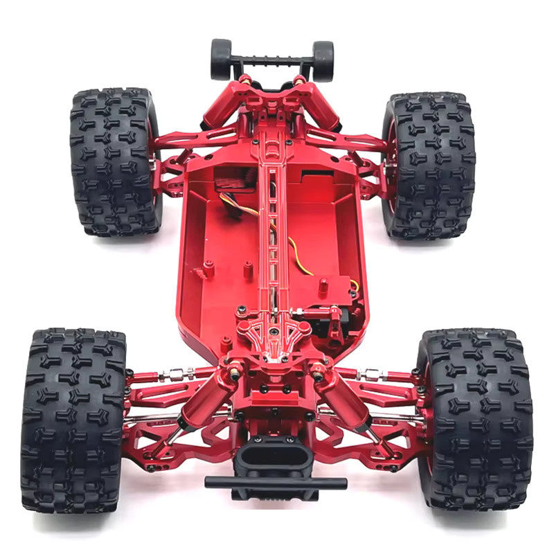 JJRC Ganzmetall-Chassisplatte für SCY RC Crawler Truck, Zubehör, Rot - Bild 2