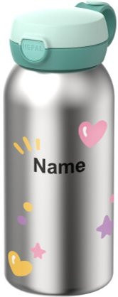 Mepal Isolierflasche mit Klappdeckel in Silver, 500 ml - Bild 1