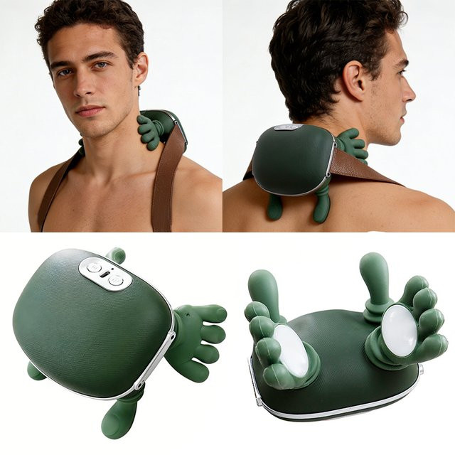Raiuleko Nacken-Schulter-Massagegerät N7, Green, Unisex - Bild 1