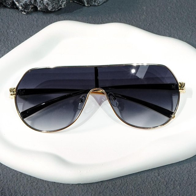 Dote Sonnenbrille, Unisex, Vollrand, Metal, Butterfly, black - Bild 1