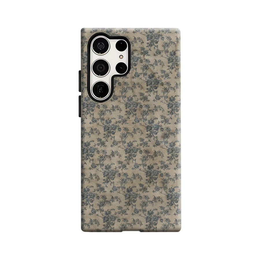 Potdemiel Handyhülle mit Vintage Blumenmuster für Samsung Galaxy S26 S25 S24 S23 Ultra Plus, stoßfeste Doppelschicht Rückabdeckung, Multicolour - Bild 6