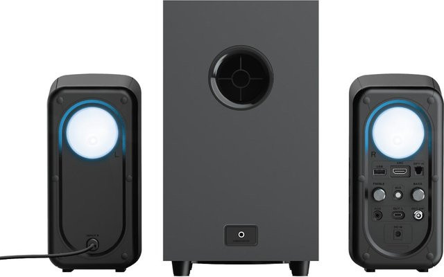 Trust GXT 635 Rumax 2.1 Multimedia-Lautsprecher in Schwarz mit Bluetooth, HDMI und optischem Anschluss - Bild 1