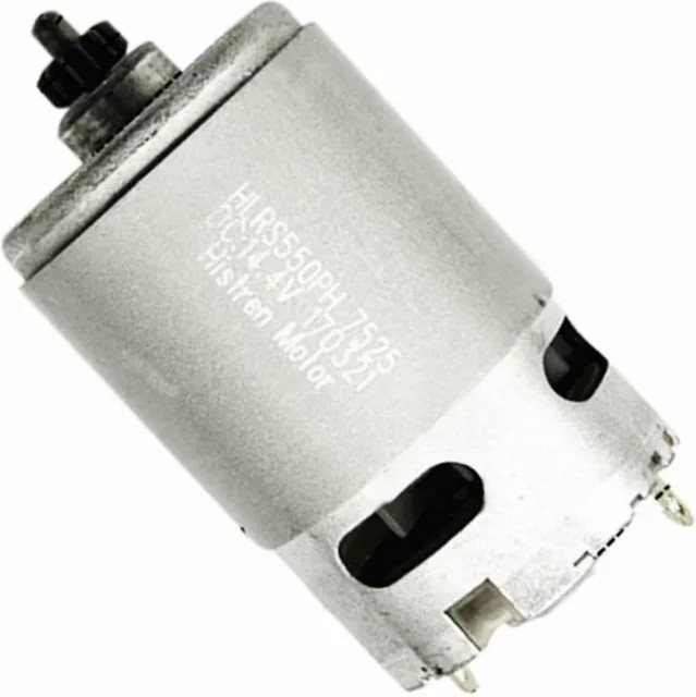 Bosch Ersatzmotor für GSR 14,4-2-LI und PSR 14,4 LI-2 mit 13 Zähnen in Silber - Bild 1