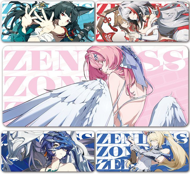 ZZZ Gaming Mauspad Zenless Zone Zero Hoshimi Miyabi Ye Shunguang Remielle Sigrid XXL Anime-Mädchen Tastatur-Schreibtischunterlage - Bild 1