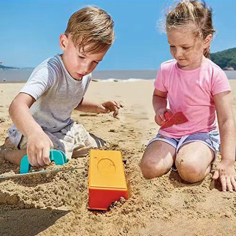 MSFTOYS Strand Spielzeug Set Schaufel Graben Werkzeuge 3-teiliges Set - Bild 3