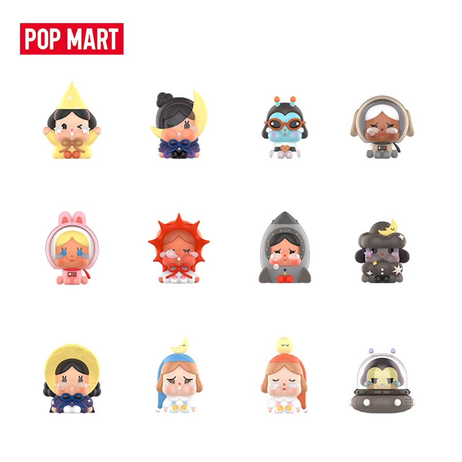 POP MART CRYBABY CRYING TO THE MOON-SITTING SERIES Blind Box Figuren, Multicolor, Sammlerfiguren - Bild 6