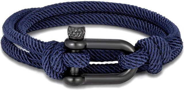 YULIN Armband, Edelstahl, Schwarz, Unisex - Bild 1