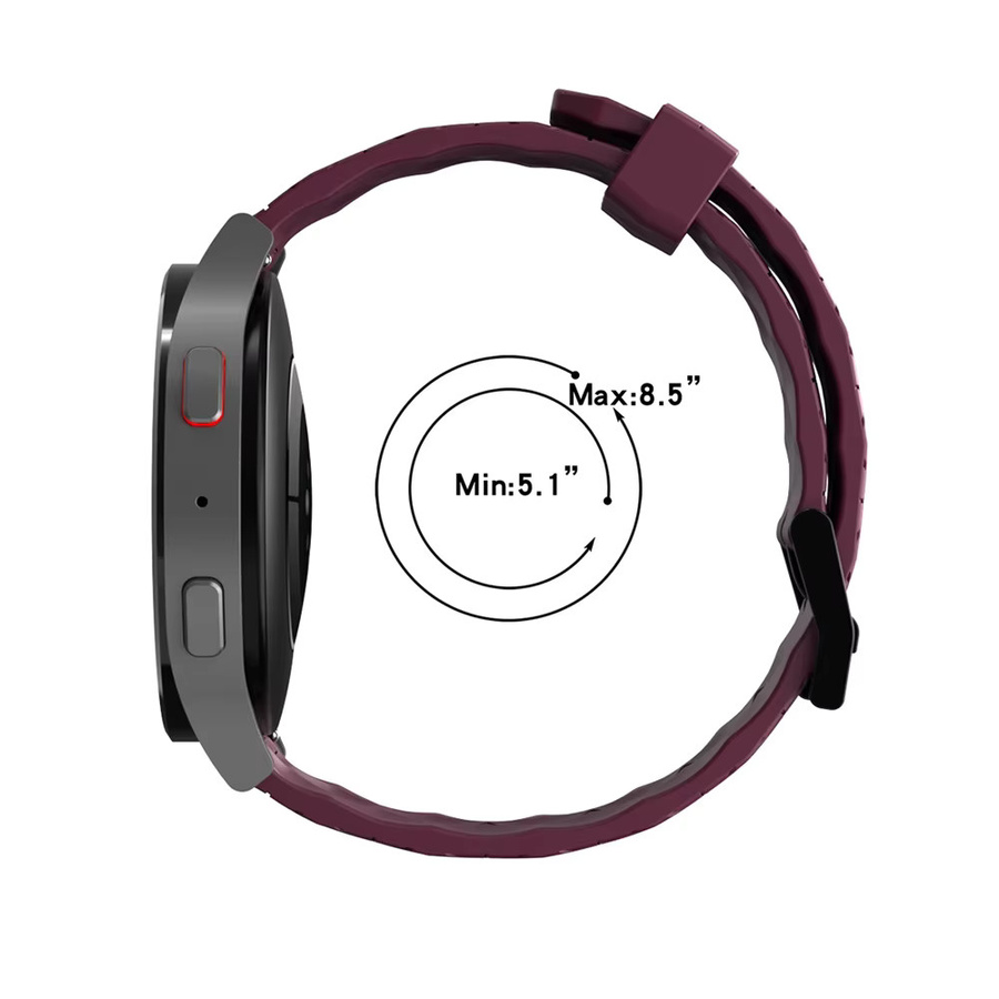 Uhrenarmband Silikon, Bunt, Unisex, 20mm/22mm - Bild 2