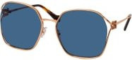 Miu Miu MU 52WS Sonnenbrille, Vollrand, quadratisch, Metall, Damen, gold, blue - Bild 1