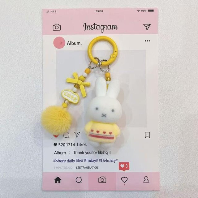 Miffy Schlüsselanhänger, gray, Kinder - Bild 1